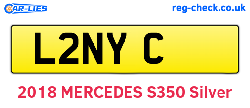 L2NYC are the vehicle registration plates.