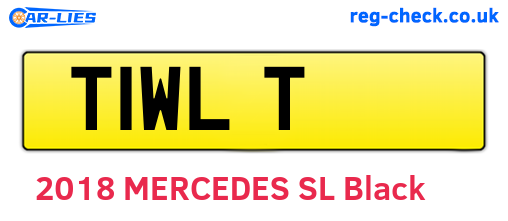 T1WLT are the vehicle registration plates.