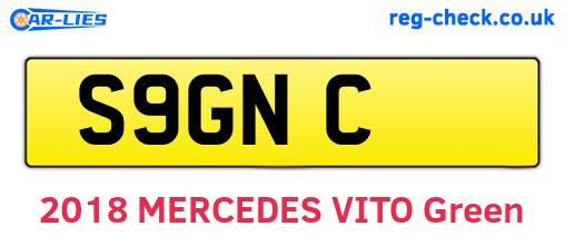 S9GNC are the vehicle registration plates.