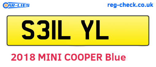 S31LYL are the vehicle registration plates.