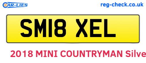 SM18XEL are the vehicle registration plates.