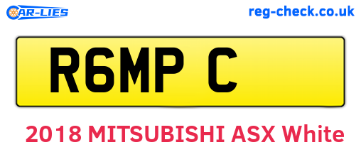 R6MPC are the vehicle registration plates.