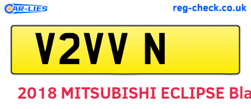 V2VVN are the vehicle registration plates.