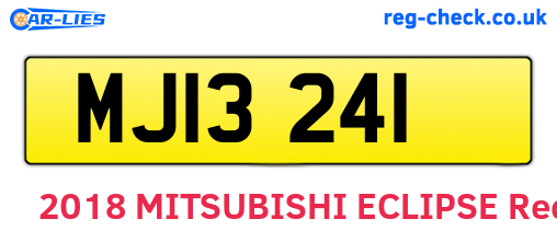 MJI3241 are the vehicle registration plates.