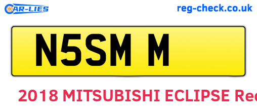 N5SMM are the vehicle registration plates.