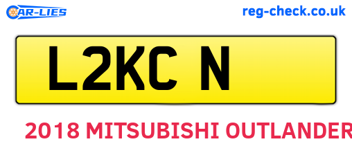 L2KCN are the vehicle registration plates.