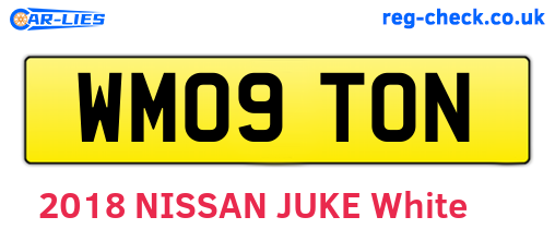 WM09TON are the vehicle registration plates.