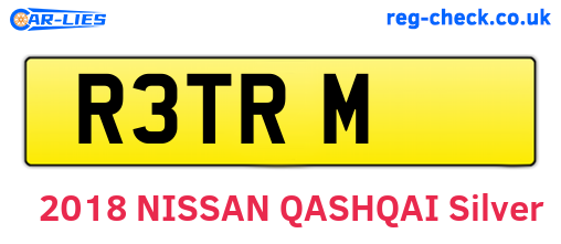 R3TRM are the vehicle registration plates.