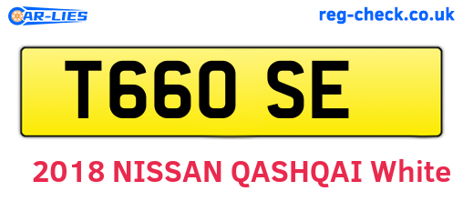 T66OSE are the vehicle registration plates.