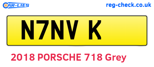 N7NVK are the vehicle registration plates.
