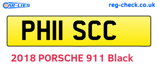 PH11SCC are the vehicle registration plates.