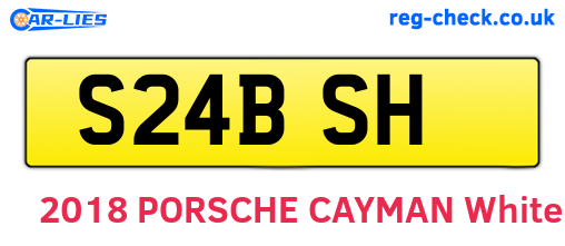S24BSH are the vehicle registration plates.