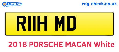 R11HMD are the vehicle registration plates.