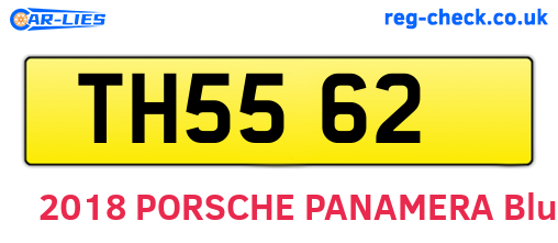 TH5562 are the vehicle registration plates.
