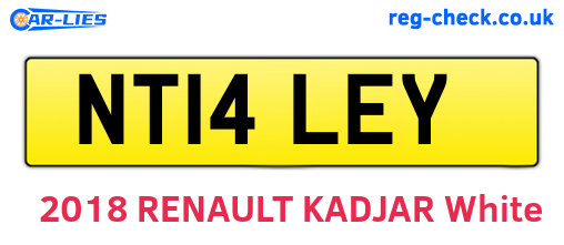 NT14LEY are the vehicle registration plates.