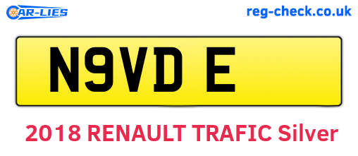 N9VDE are the vehicle registration plates.