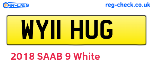 WY11HUG are the vehicle registration plates.