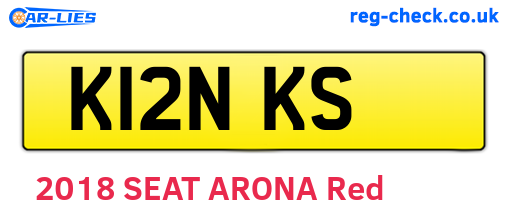 K12NKS are the vehicle registration plates.