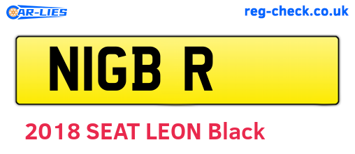 N1GBR are the vehicle registration plates.