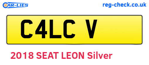 C4LCV are the vehicle registration plates.