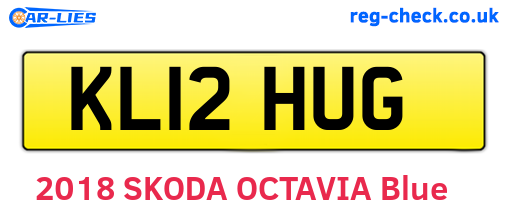 KL12HUG are the vehicle registration plates.