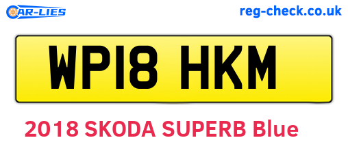 WP18HKM are the vehicle registration plates.