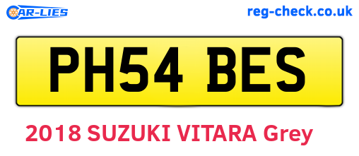 PH54BES are the vehicle registration plates.