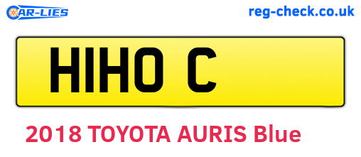 H1HOC are the vehicle registration plates.