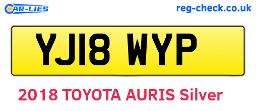 YJ18WYP are the vehicle registration plates.