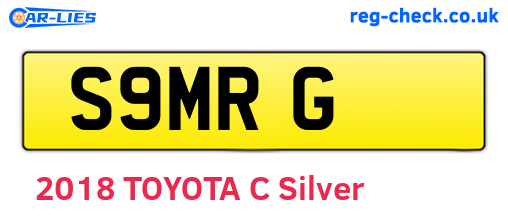 S9MRG are the vehicle registration plates.