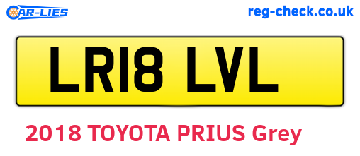 LR18LVL are the vehicle registration plates.