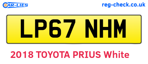 LP67NHM are the vehicle registration plates.