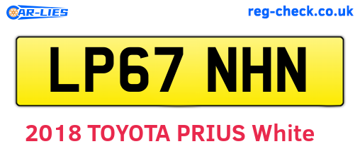 LP67NHN are the vehicle registration plates.