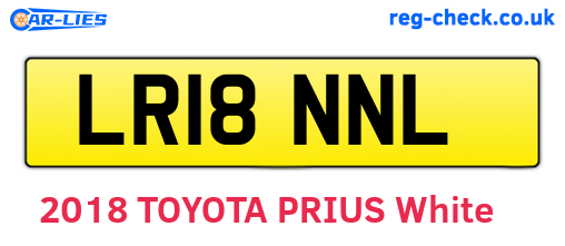 LR18NNL are the vehicle registration plates.