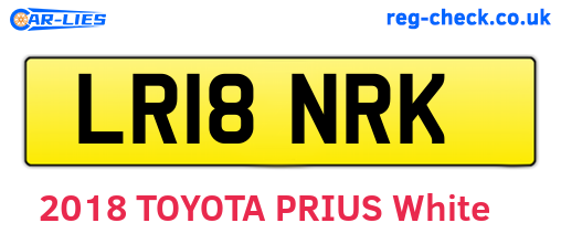 LR18NRK are the vehicle registration plates.