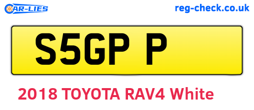 S5GPP are the vehicle registration plates.
