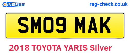 SM09MAK are the vehicle registration plates.