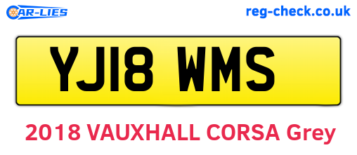 YJ18WMS are the vehicle registration plates.