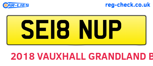 SE18NUP are the vehicle registration plates.