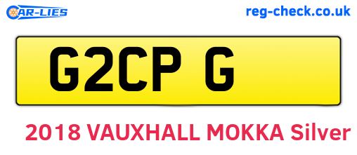 G2CPG are the vehicle registration plates.