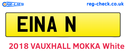 E1NAN are the vehicle registration plates.