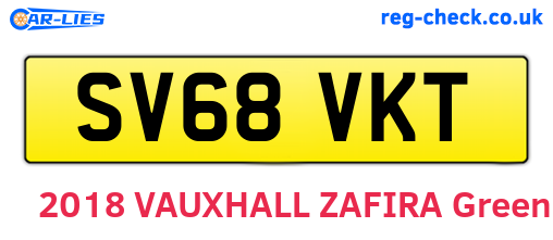 SV68VKT are the vehicle registration plates.