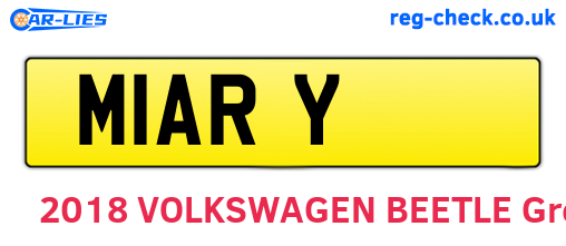M1ARY are the vehicle registration plates.