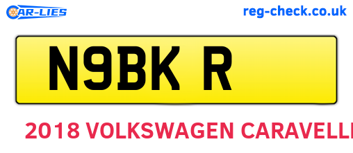 N9BKR are the vehicle registration plates.