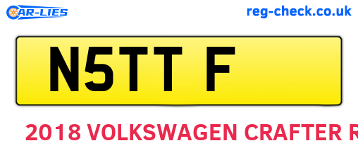 N5TTF are the vehicle registration plates.