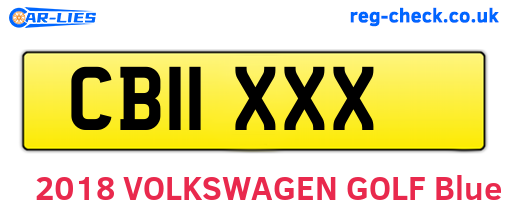 CB11XXX are the vehicle registration plates.