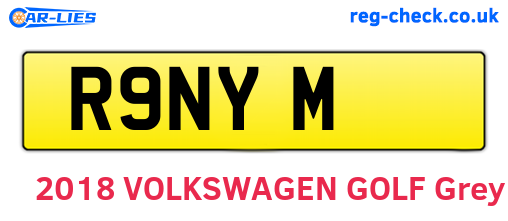 R9NYM are the vehicle registration plates.