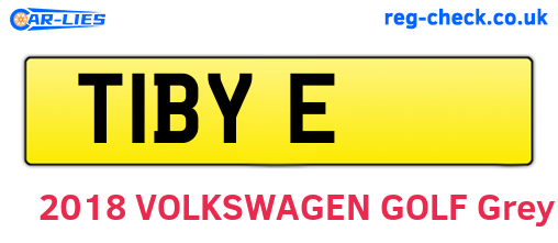 T1BYE are the vehicle registration plates.