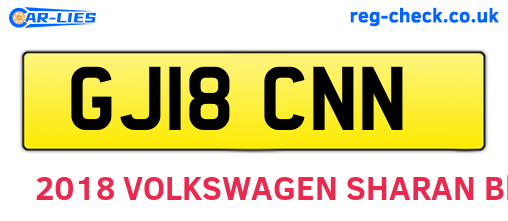 GJ18CNN are the vehicle registration plates.