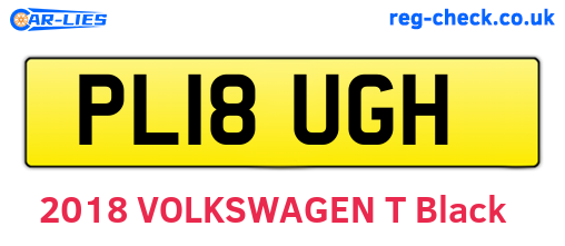 PL18UGH are the vehicle registration plates.